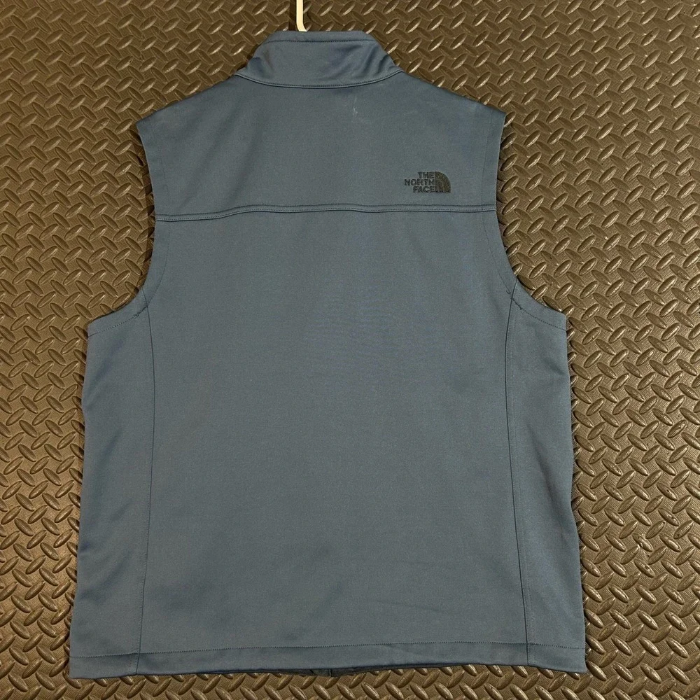 The North Face Blue Full Zip Lightweight Zipper Pocket Vest Men's Size Large‎